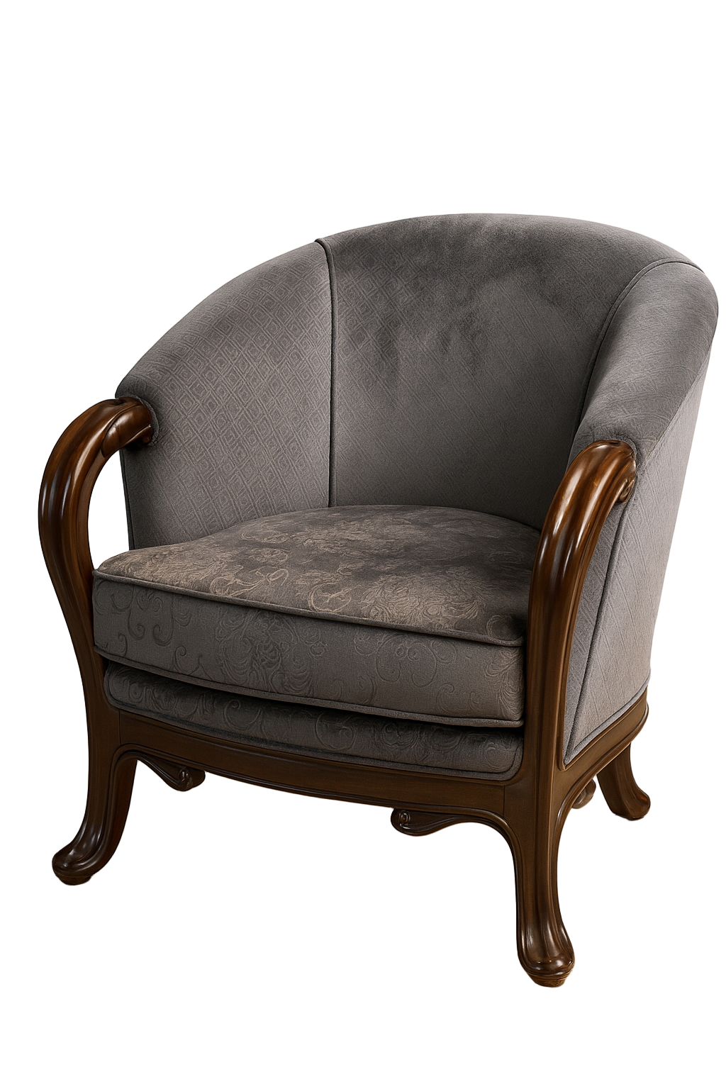 Grey Single Seater Sofa