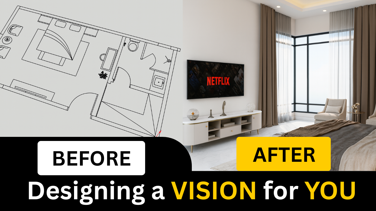 Load video: Before-and-after home renovation video demonstrating Vision Next’s design process.