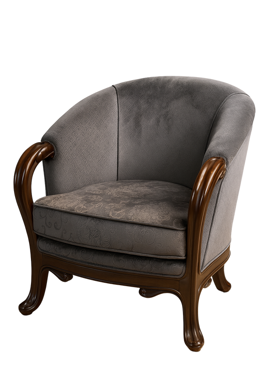 Grey Single Seater Sofa